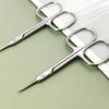 Edelstahl Russische Art Front Nagelhautschere Für Widerhaken Nagelkunst Scharf Augenbrauen Und Schönheitswerkzeuge