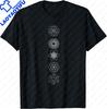 Simboli di Geometria Sacra delle Antiche Meraviglie Mistiche T-shirt New Age Moda Uomo Y2k T-shirt Stampata Camisas Streetwea