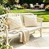 2PCS Woven Textured Plush Throw Pillow Cover Solid Jacquard Cushion Cover Soft Square Sofa Patio Home Decor No Insert