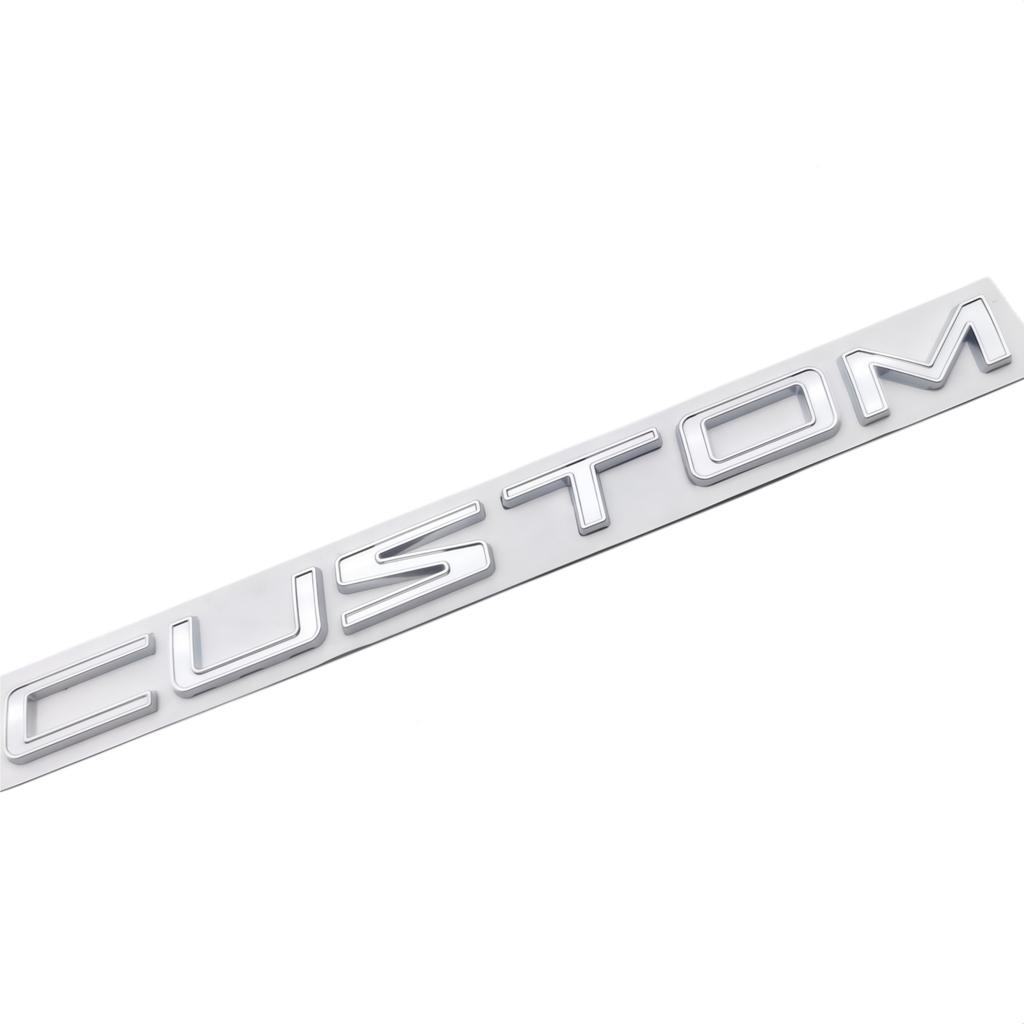 1Pc 3D Metal Letters Logo Car Rear Trunk Emblem Badge Sticker Decal for Car Styling Decoration Accessories