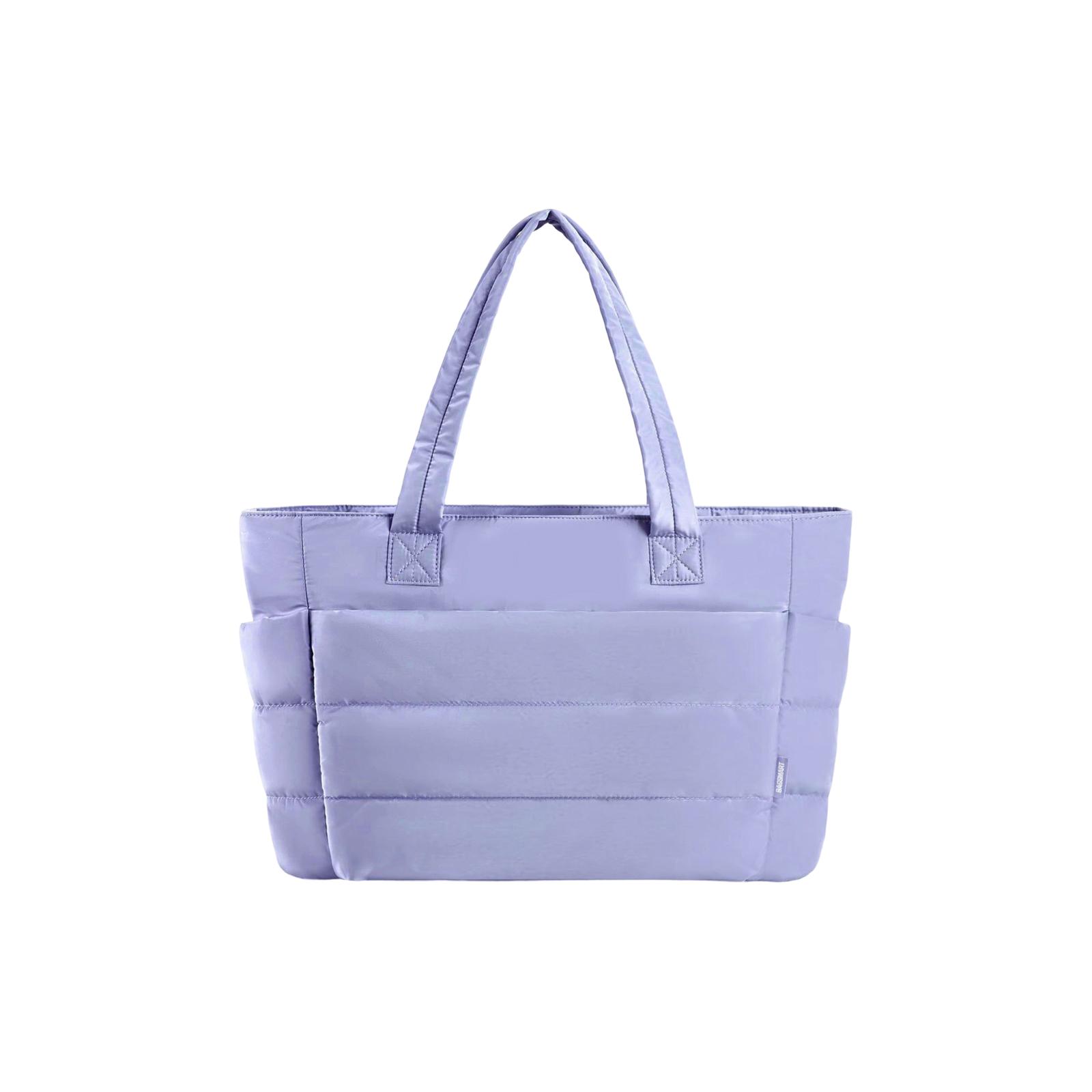 

Large-Capacity Quilted Tote Bag — Lightweight Women s Handbag, Stylish -Purpose Yoga & Travel Bag, Ideal For Fitness And Daily Use One Size фиолетовый