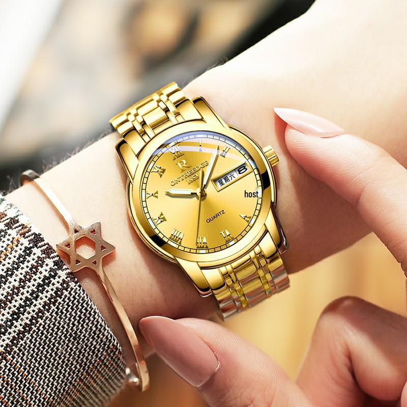 

Мужские премиальные минималистичные светящиеся кварцевые часы - Водонепроницаемые