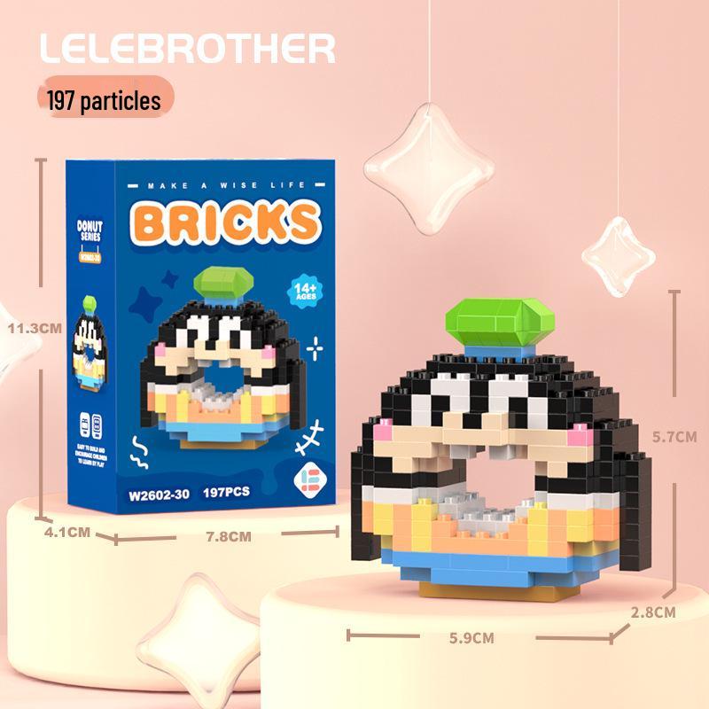 Compatible Lego Micro Building Block Cartoon Figurines - Children's Educational Desktop Toys