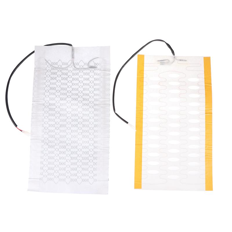 1Pcs 12V Carbon Fiber Heated Seat Heating Heater Pads Winter Warmer Covers Universal For Car