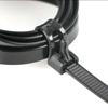 100 Piezas Bridas Desmontables Plásticos de Colores Bridas Reutilizables Bucle de Nylon Cierre Tipo Cremallera Brida para Cables Banda de Alambre para Atar