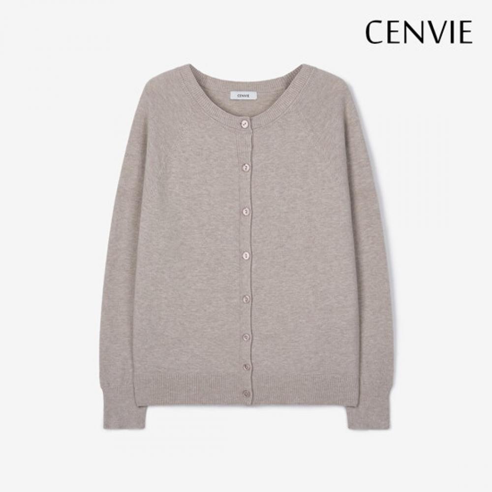 Senbi Holgarment Round Neck Knit Cardigan Classic