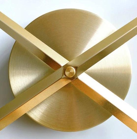 Creative Wall Clock Stickers Modern Brief Retro Wall Clock Living Room Aesthetic Kitchen Design Clocks Luxury Home Decoration