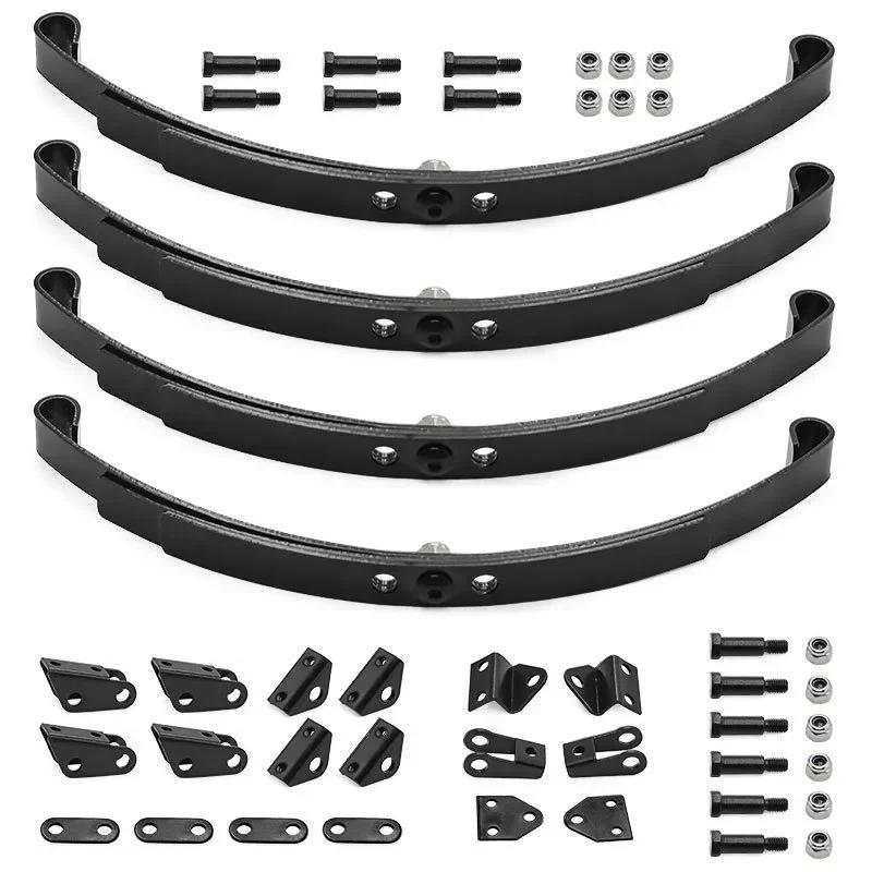 Steel Leaf Spring Suspension Bar Set for 1/14 Tamiya Tractor Truck Trailer Cargo Tow Upgrade Parts