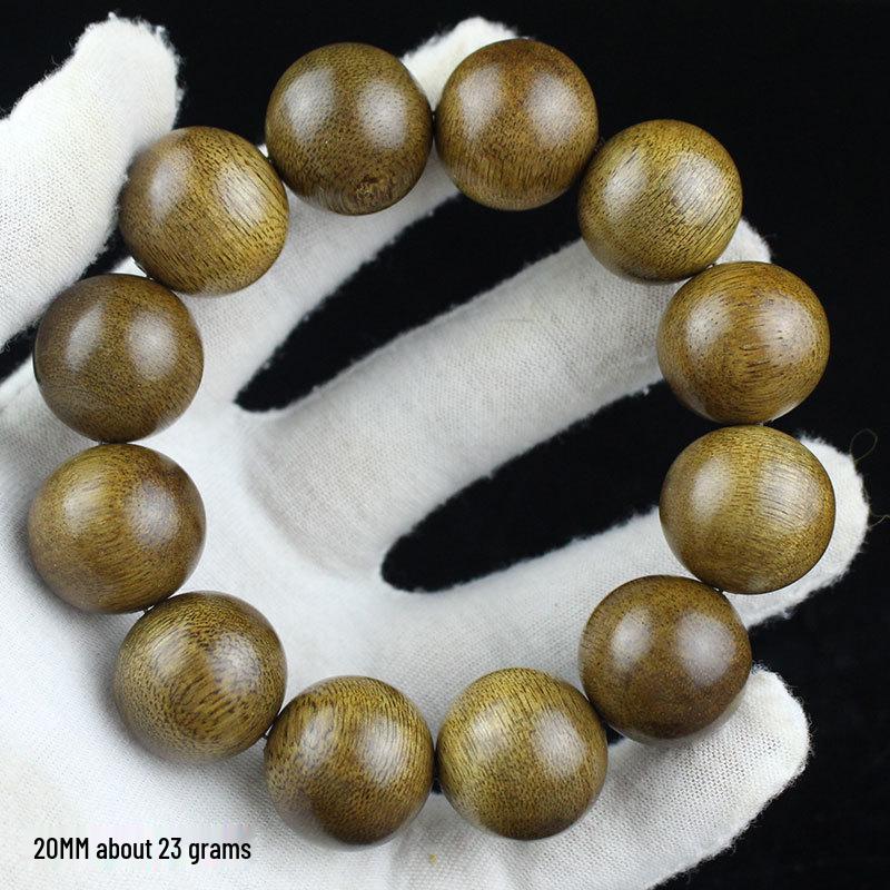 Indonesian Kalimantan Agarwood Prayer Beads Bracelet - 108 Beads - Unisex Jewelry