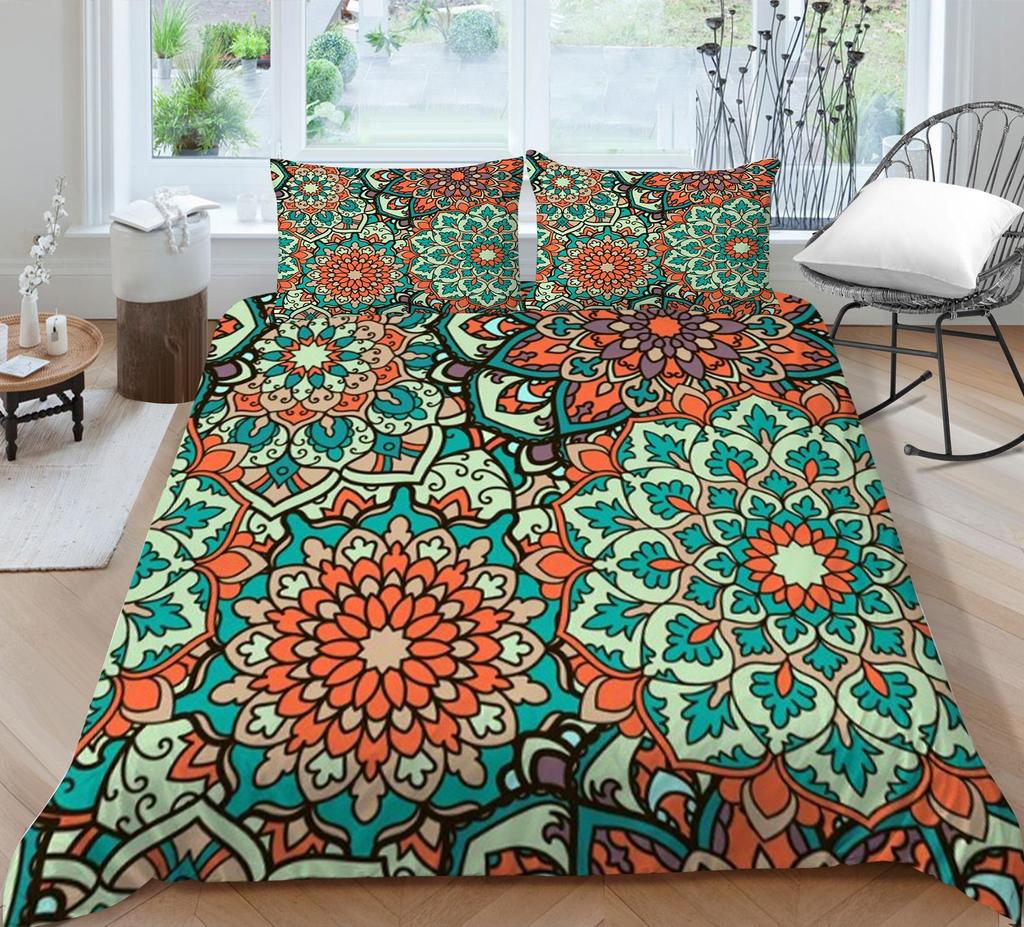 Bed Set Cover Boho Duvet Cover Boho Bedding Design Home Textiles Polyester Bed Cover Man Boy Single Size Bedding Cover