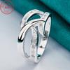 Pure Silver Geometric Synthetic Zircon Ring, Hypoallergenic, Suitable for Daily and Party Wear, Trendy and Charming Gift