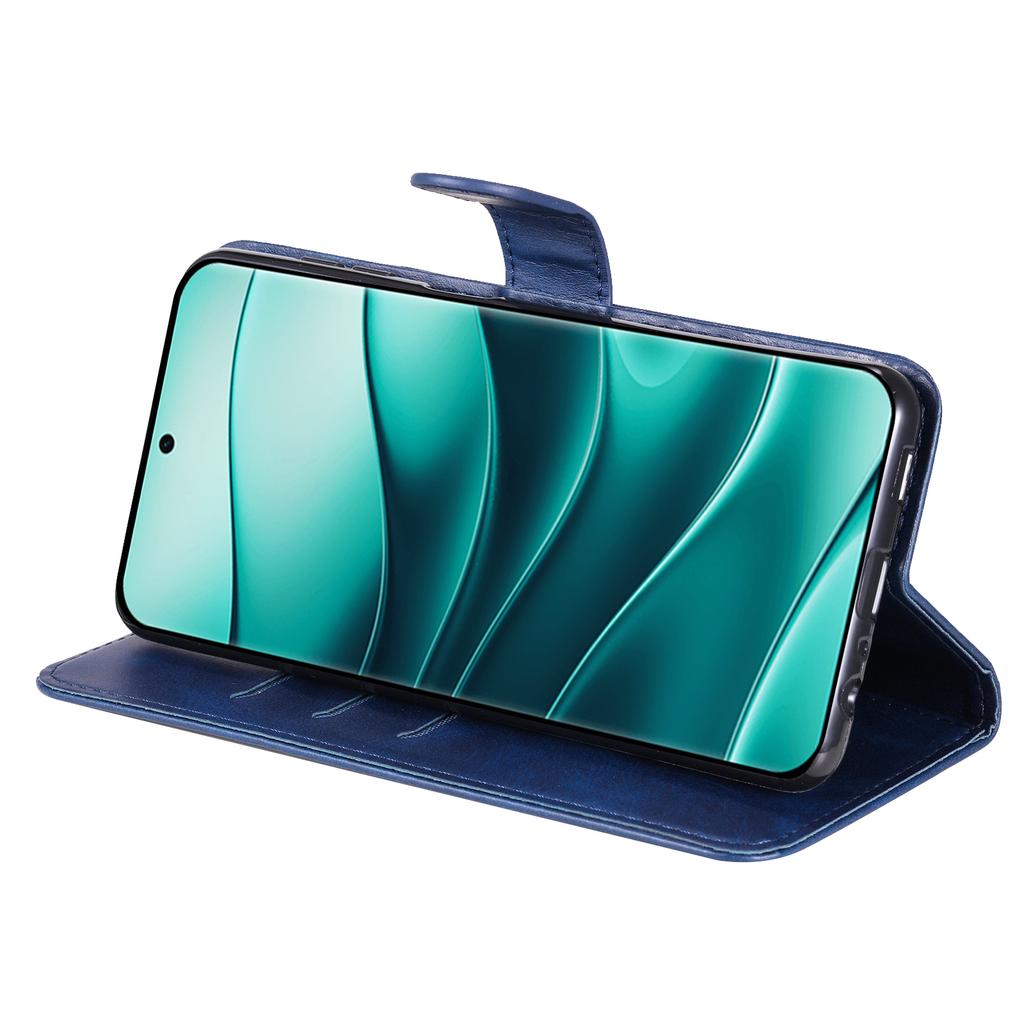 For Xiaomi Redmi Note 14 Pro+ 5G/Note 14 Pro 5G/Poco X7 5G Case Zipper Wallet Calf Texture PU Leather Phone Cover