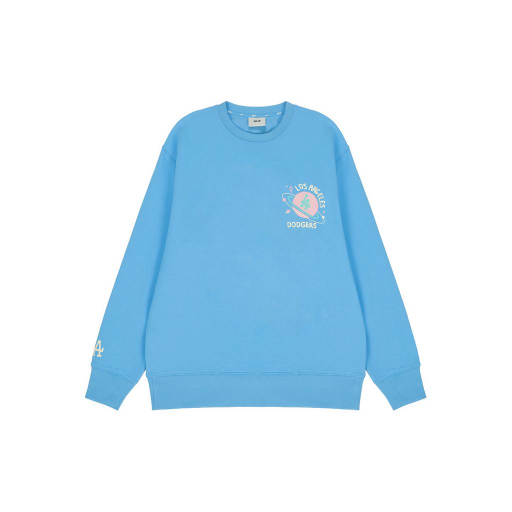 New MLB Los Angeles Dodgers Sweatshirts Unisex Blue 3AMTL0121-07BLS