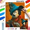 Mickey Mouse Sorcerer Digital Oil Painting Art Kit DIY Handmade Home Decoration Gift