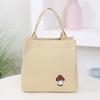 Portable Student Large Capacity Leisure Bento Bag Lunch Box Tote Bag Cartoon Canvas Women Handbag