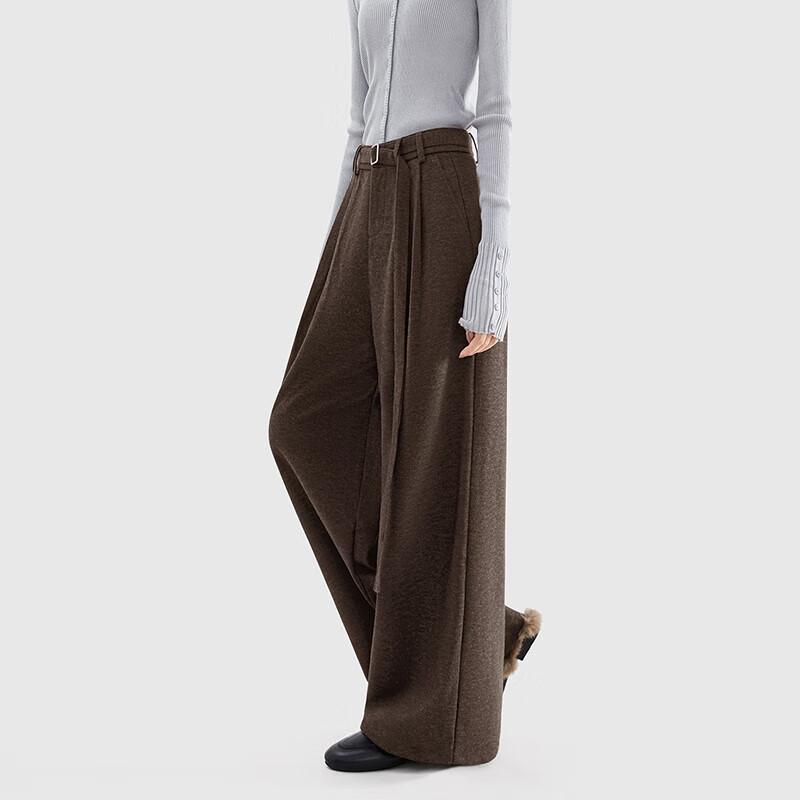 She Pool Old Money Style High-Waist Wide-Leg Pants