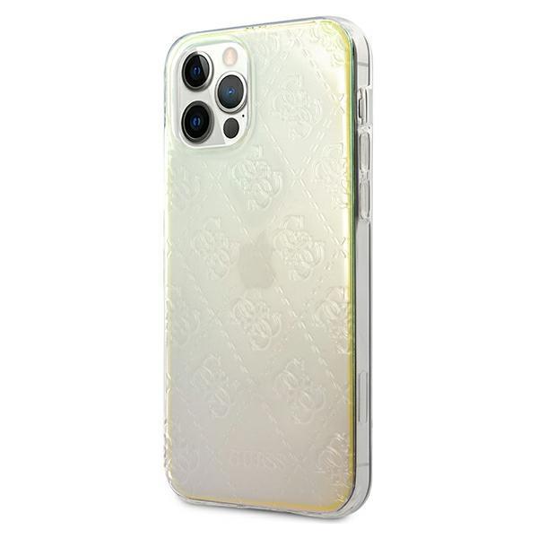 Guess Guhcp12M3D4Girbl Iphone 12/12 Pro6,1 Opalowy/Iridescent Hardcase 4G 3D Pattern Collection