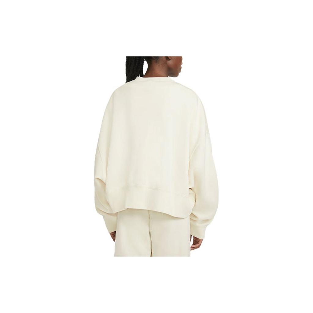 Nike Sportswear Essential Luźna Bluza Crewneck Damska Bluzy Mleczno-Kokosowy CK0169-113