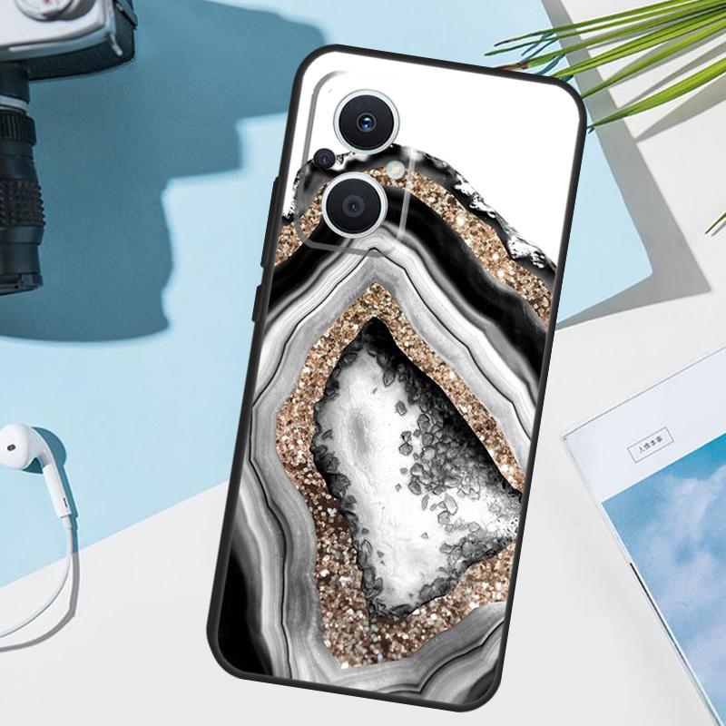 Luxury Gold Foil Art Cover For OPPO Reno 13 F 10 11 12 14 Pro 11F 12F 14F 7 8 Lite OPPO Find X9 X8 X5 X6 Pro Case