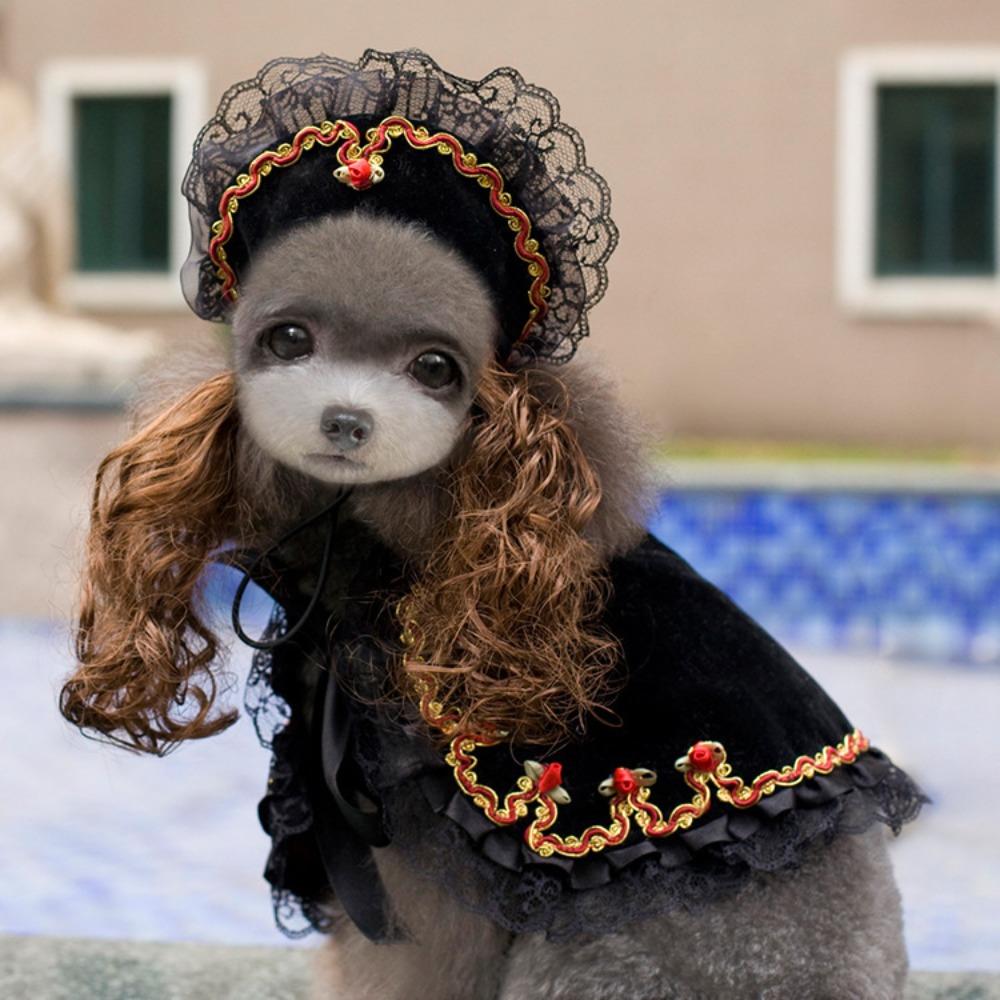 Dog Cape British Elegant Trench Coat Four Seasons Can Wear Cross-dressing Shawl Handsome Cute Pet Clothes