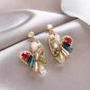 European and American Exaggerated Heavy-duty Crystal Tassel Earrings for Women, Elegant and Sophisticated Earrings, Trendy New Bestsellers