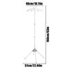 Adjustable Handheld Garment Steamer Stand Folding Clothes Stand Garment Hanger Telescopic Steaming Rack for Clothes