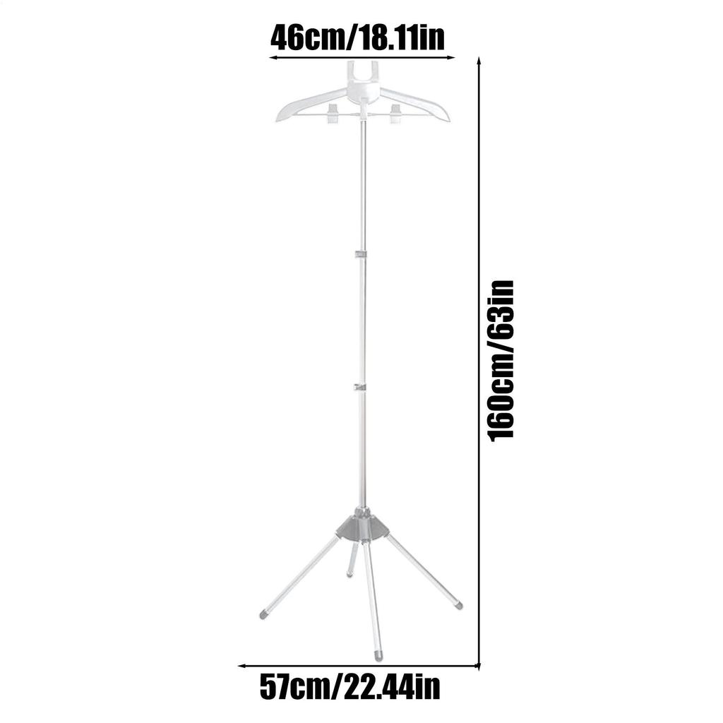 Adjustable Handheld Garment Steamer Stand Folding Clothes Stand Garment Hanger Telescopic Steaming Rack for Clothes