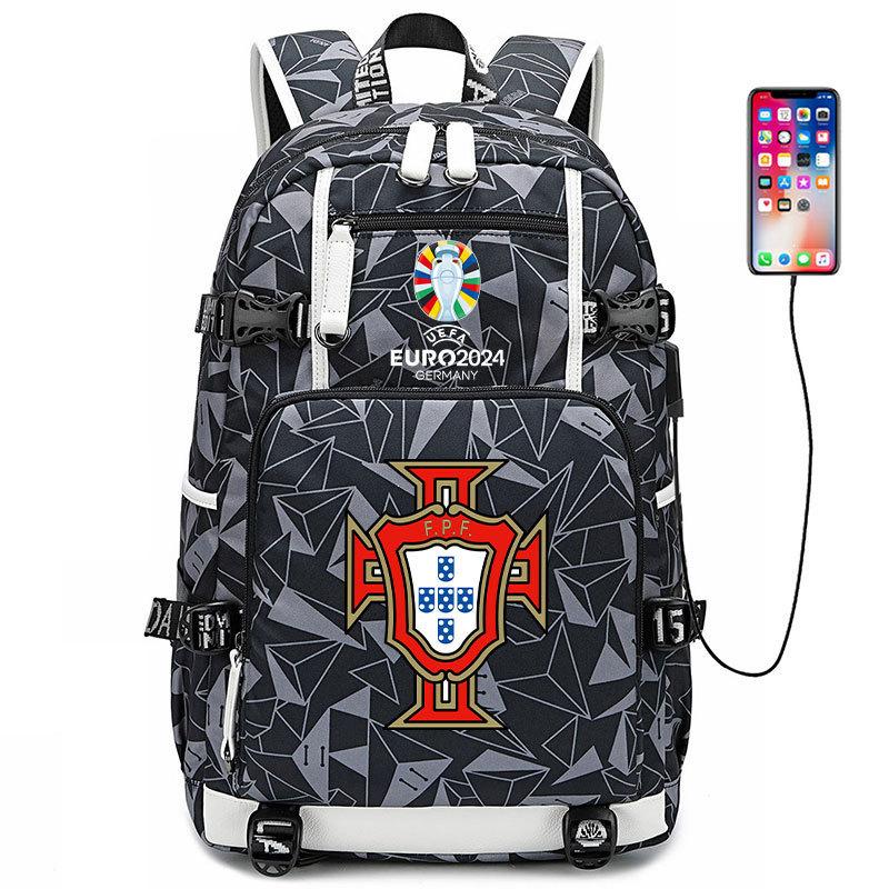 3-delige Schoolrugzakset voor Studenten Grote Capaciteit Oxford Stof Schooltas met Schouderband en Etui 36-55L