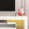 Cat Figurine for Home Decor, Resin Piggy Bank Office And Bedroom