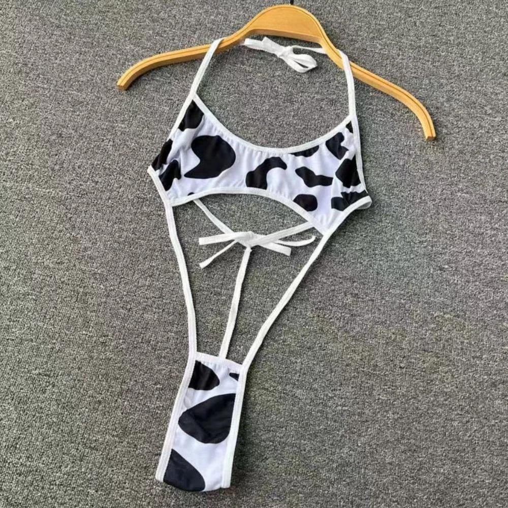 Women Cute Micro Bikini Bra Lingerie Three-Point Bodysuit Temptation Underwear Set Nightwear Swimwear Erotic Costumes