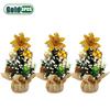 1-10PCS Mini Christmas Tree 20cm Desktop Decor with Gift Box Creative Holiday Ornament for Kids Room Office Party Decoration