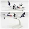 Airplane Models 1/400 Scale 20cm Air FEDEX Airways ATR Model Planes Diecast Metal Toys Aviation W Wheels Landing Gears