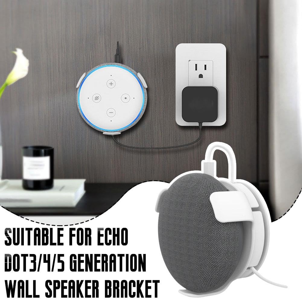 For Echo Dot 3/4/5 generation wall mount wall mount smart speaker stand white