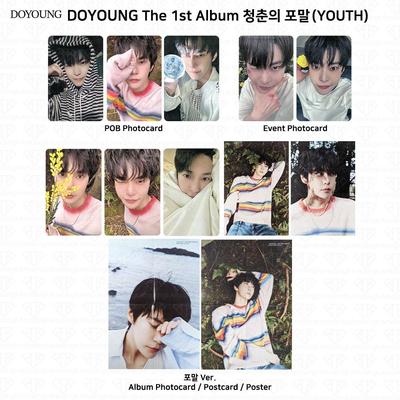 NCT127 DOYOUNG 1. album YOUTH POB Event Oficiálna pohľadnicová pohľadnica