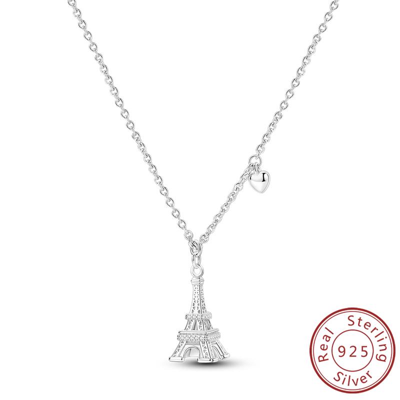 New Copper Necklaces Tulip Heart Sun Star Moon Bow Zircon Pendant Necklace For Women Fashion Jewelry Making Gifts