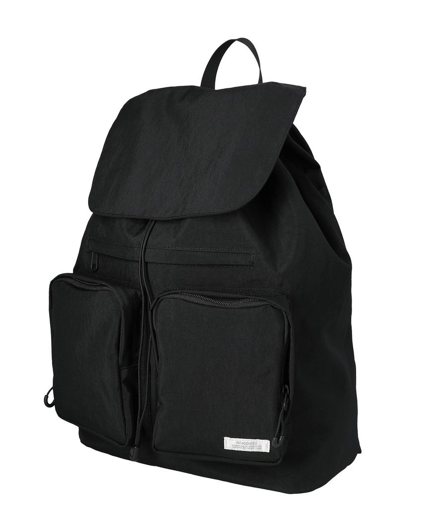 Neikidnis Flap String Backpack Black