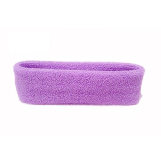 Outdoor Sport Sweatband Headband Yoga Gym Unisex Stretch Solid Color Hair Band