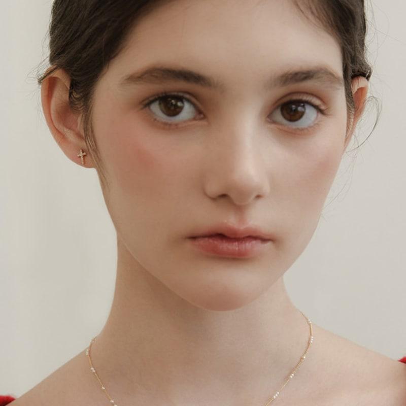 Tatiana (925 Silver) Holy Cross Earrings EC3128