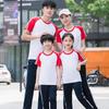 Cotton Parent-Child Sports Set for Boys & Girls – Casual Running, School Class Uniform with Printed Logo