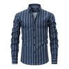 Men's Dress Shirt Regular Fit Pinpoint Stripe