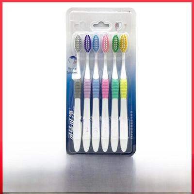 K322F Adult Soft Bristle Toothbrush 6-Pack with Physically Sharpened Bristles - Sanxiao Group