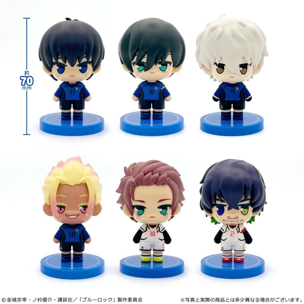 Blue Lock Tv Anime Trading Mini Figures  1box  6pcs 