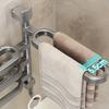 Multipurpose Towel Shelf Without Drilling Setups Decoration for Bathrooms Kitchens and Balconies Storage Solution