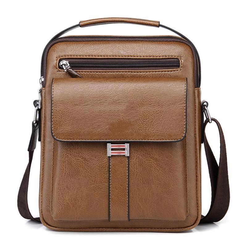 Men's Business Bag One Shoulder Messenger Bag Large Capacity Backpack Men's Messenger Bag Commuter Men's Messenger Shoulder Bag