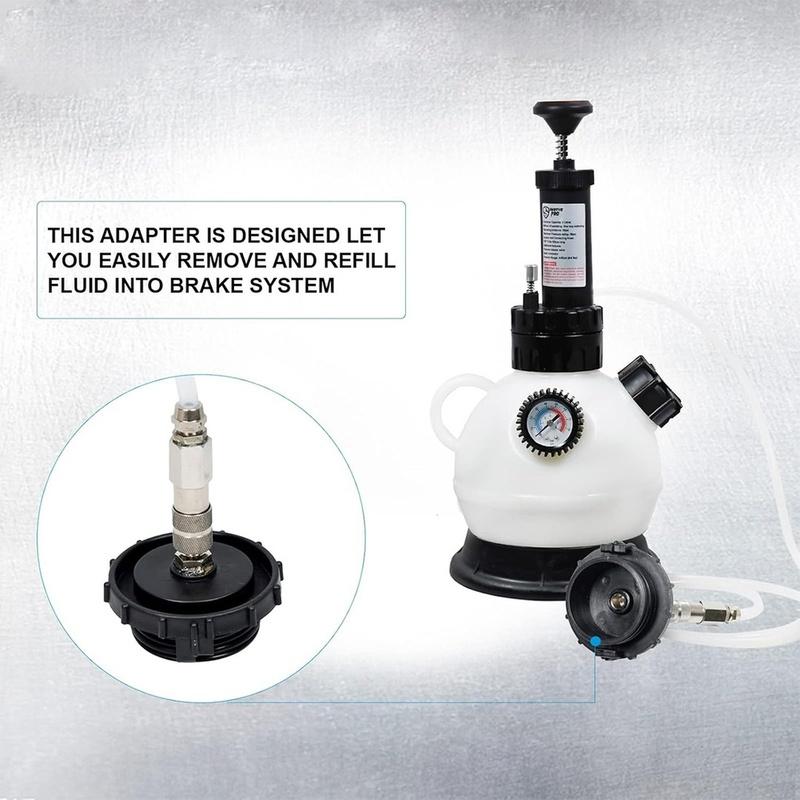 56mm Brake Master Cylinder Bleeder Adapter Brake Fluid Bleeding Oil Cylinder Connector For Honda For Accord Car Maintenance Tool