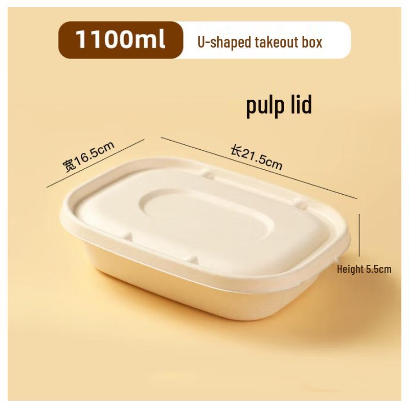 Recipientes de Alimentos Descartáveis Biodegradáveis de Polpa Zebian