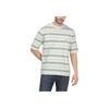 Levis Striped Crew Neck Short Sleeve T-Shirt Men Tops White Green A5850-0008
