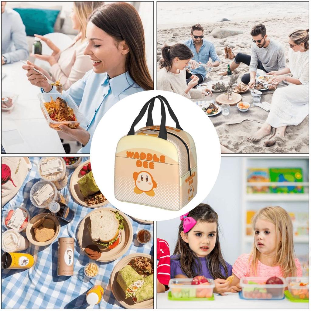 HTSW Uroczy Waddle Dee Lunch Stylowy Izolowany Lunch Idealny do i Na Zewnątrz Uniwersalny Pudełko, Torba, Dojazdy do Pracy, Szkoła, Podróże, Aktywności,