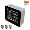 20 in 1 Tuya WIFI Air Quality Detector CO/CO2/TVOC/HCHO/PM2.5/PM1.0/PM10/Temp/Humidity/Time/Date/Alarm with 3/5pcs Sub-sensors