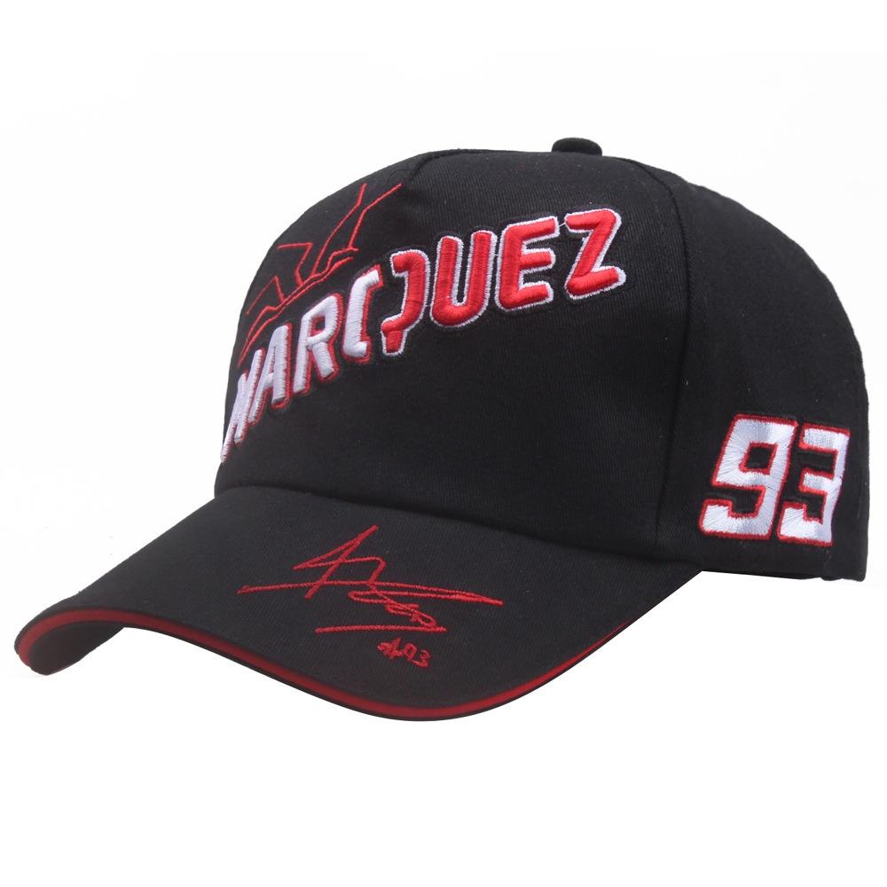 

Motogp Marquez Marc 93 Ant Sign Embroidery Baseball Peaked Cap Hat Sun Visor